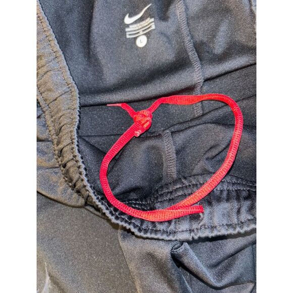 Nike Athletic Shorts Mens Large Black Dri Fit Pockets Elastic Waist‎ Drawstring - Picture 6 of 9